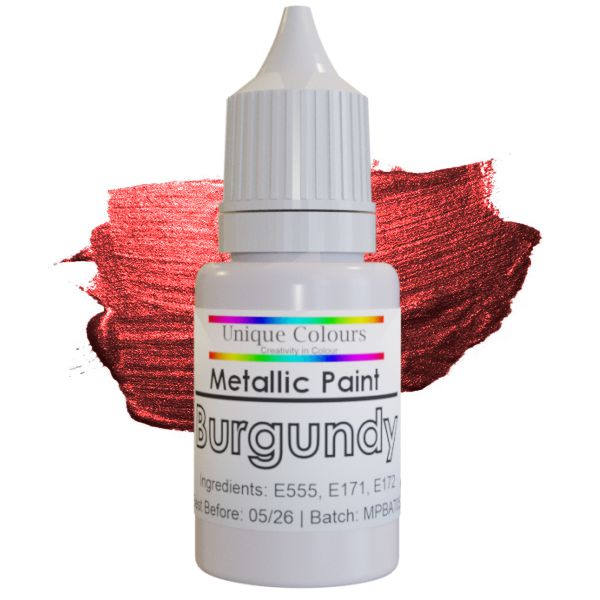 Metallic Paint - Burgundy 20ml