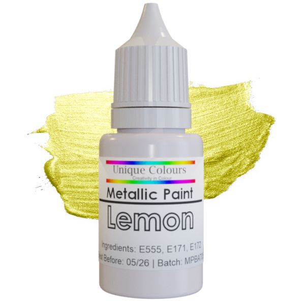 Metallic Paint - Lemon 20ml